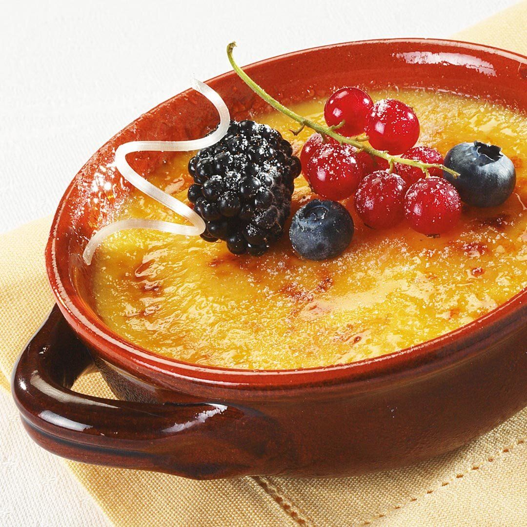 Crema catalana servita con la fiamma ancora accesa - Foto di Mexicali  Navigli, Milano - Tripadvisor