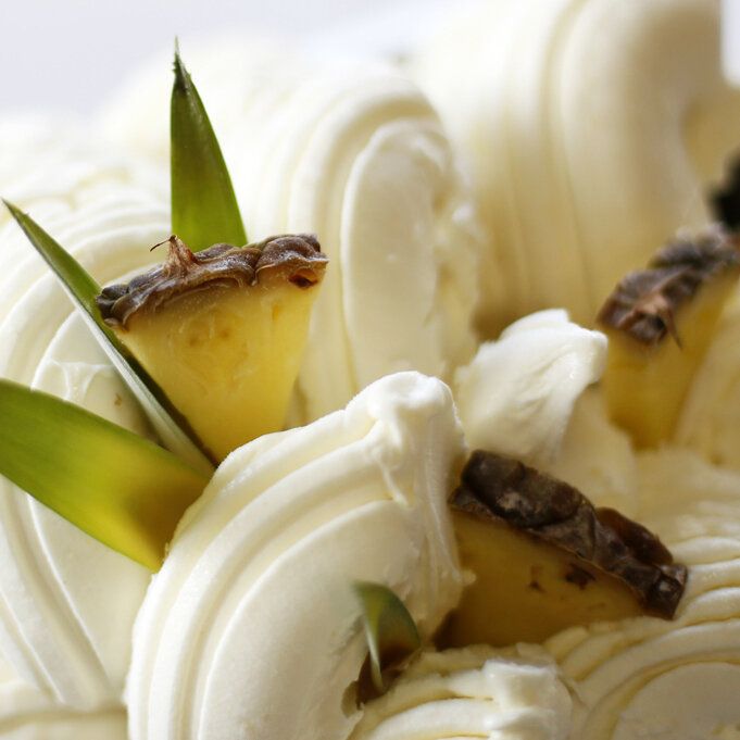 pasta gelato gusto ananas